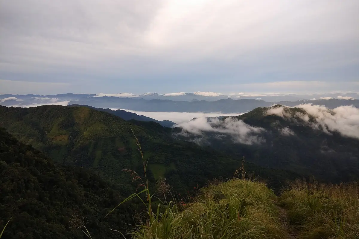 View from Reiek top, Mizoram, Mamit