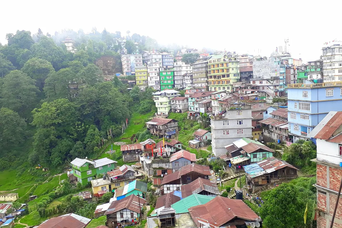 Ravangla town, South Sikkim