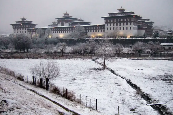 Tashichho Dzong in Thimphu, Bhutan